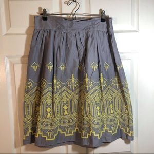 ModCloth Lace Appliqué Skirt
